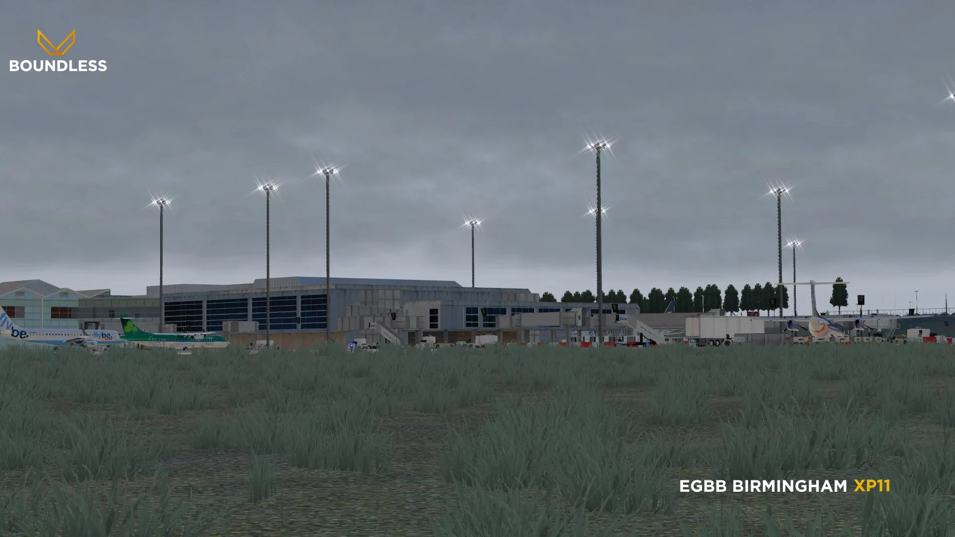 Аэропорт EGBB ( Бирмингем, Великобритания )