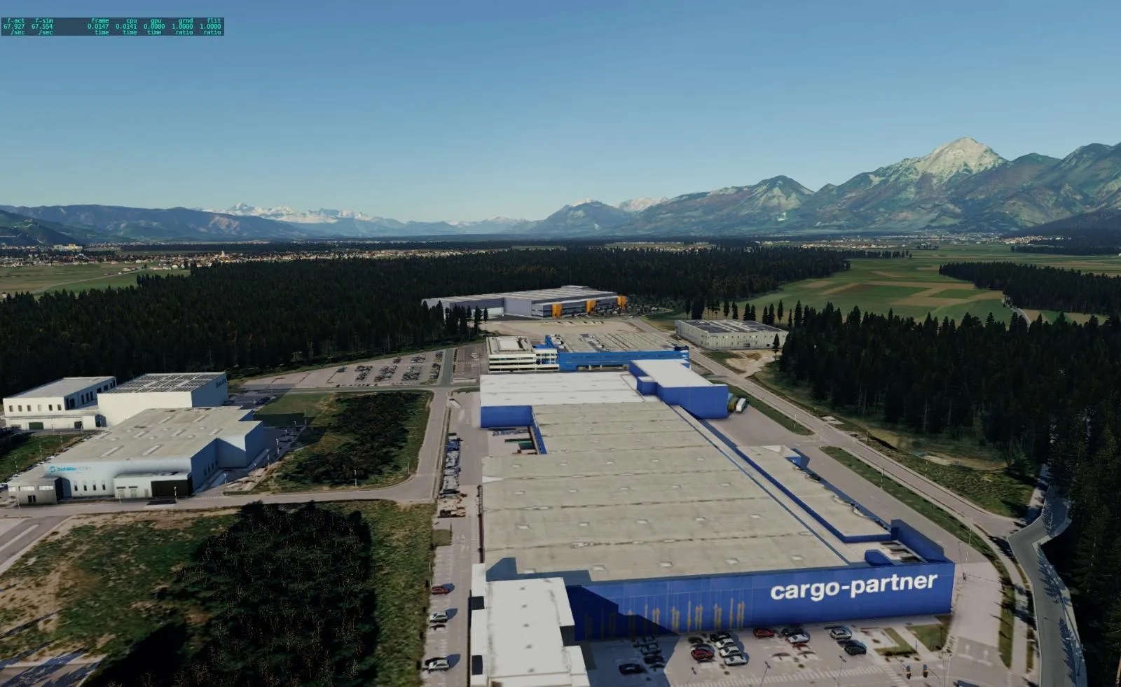 Аэропорт LJLJ ( Любляна, Словения )