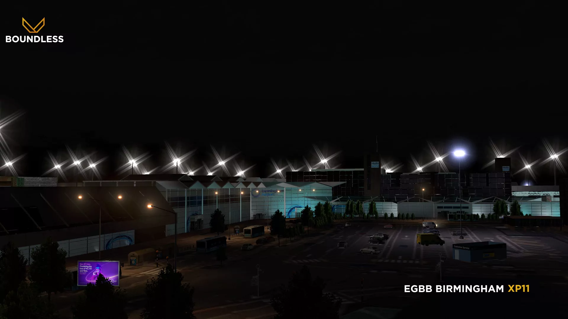 Аэропорт EGBB ( Бирмингем, Великобритания )