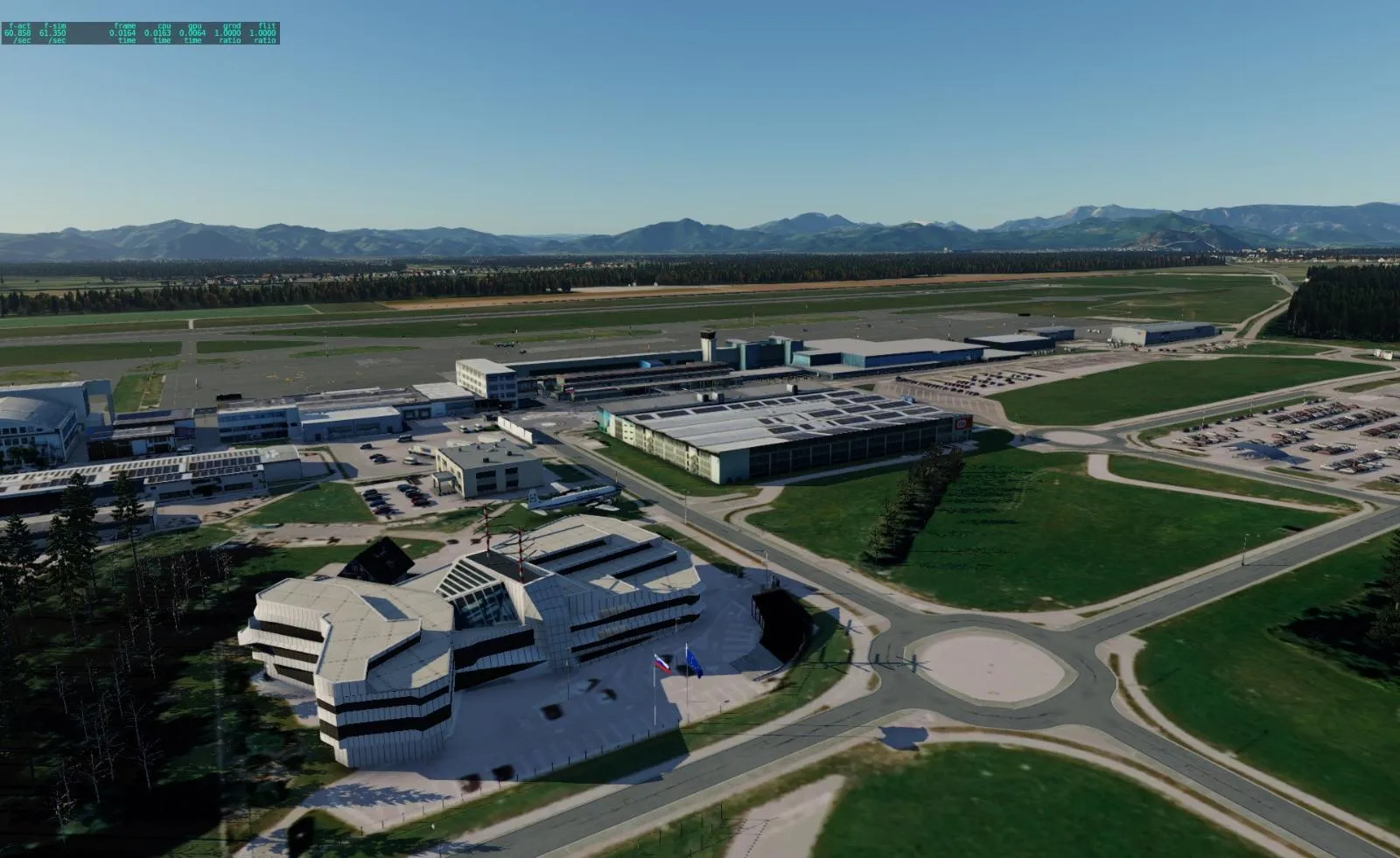 Аэропорт LJLJ ( Любляна, Словения )