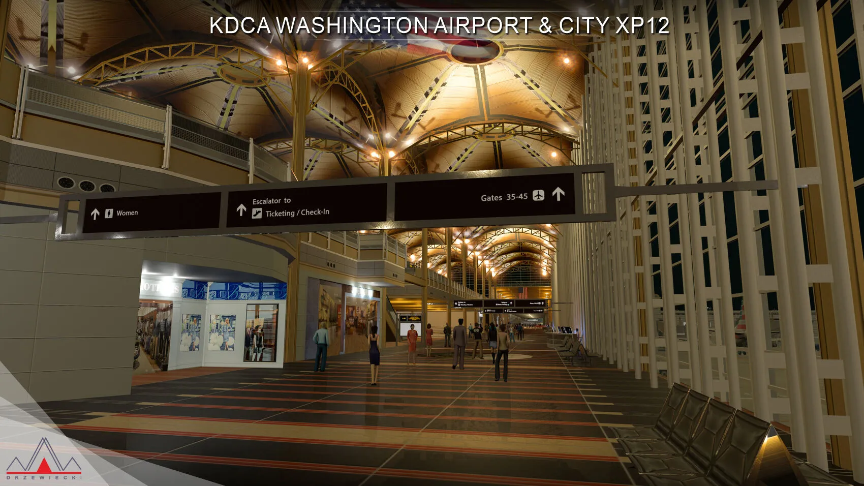 Аэропорт KDCA ( Вашингтон, США )