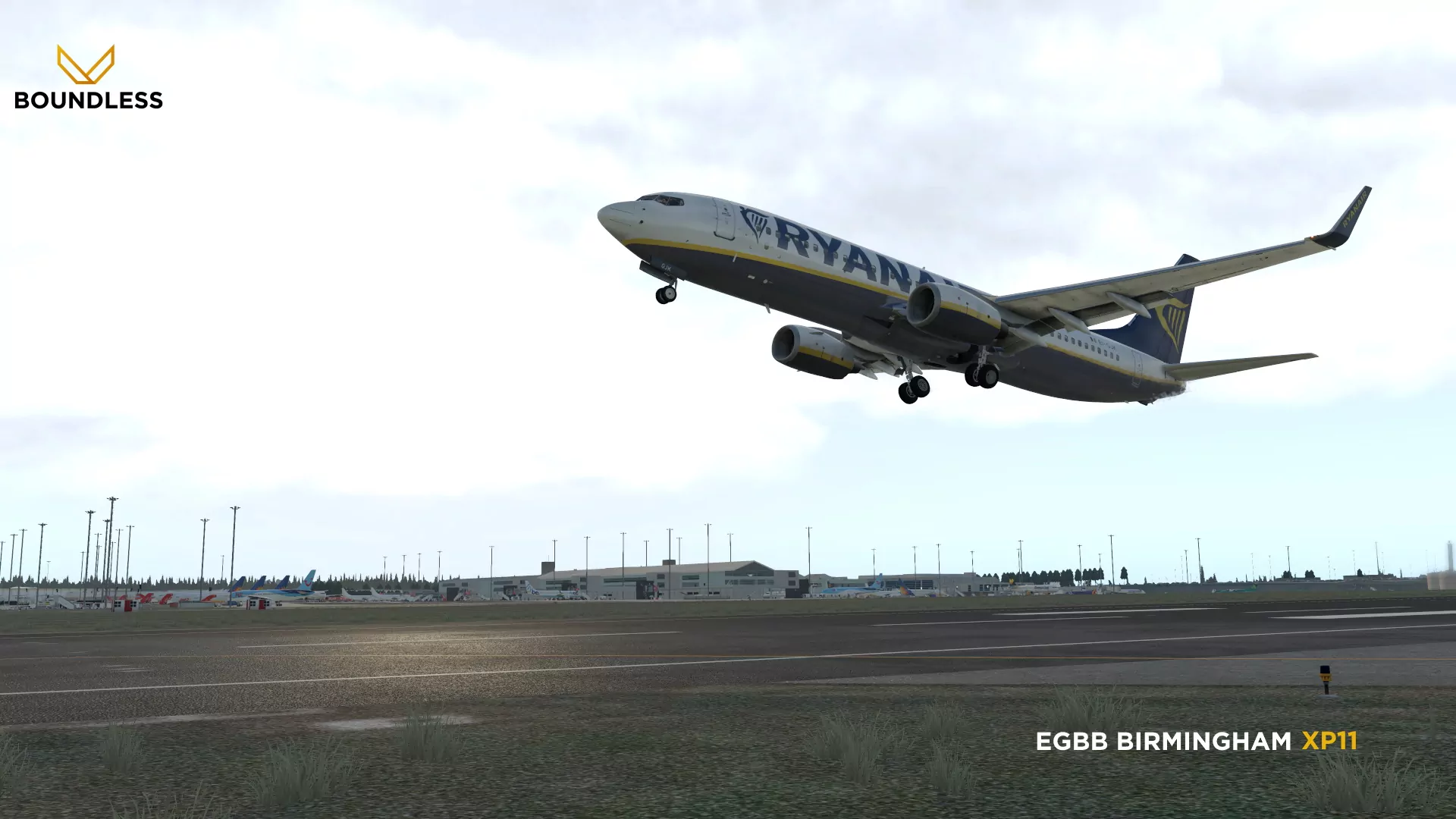 Аэропорт EGBB ( Бирмингем, Великобритания )