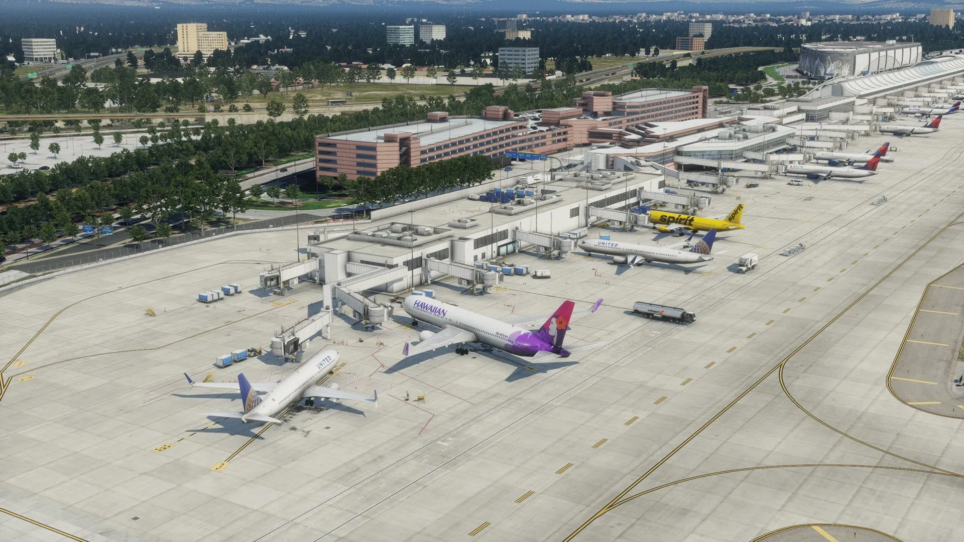 Аэропорт KSJC ( Сан-Хосе, США )