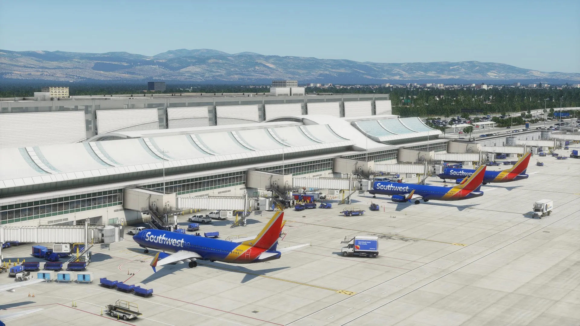 Аэропорт KSJC ( Сан-Хосе, США )