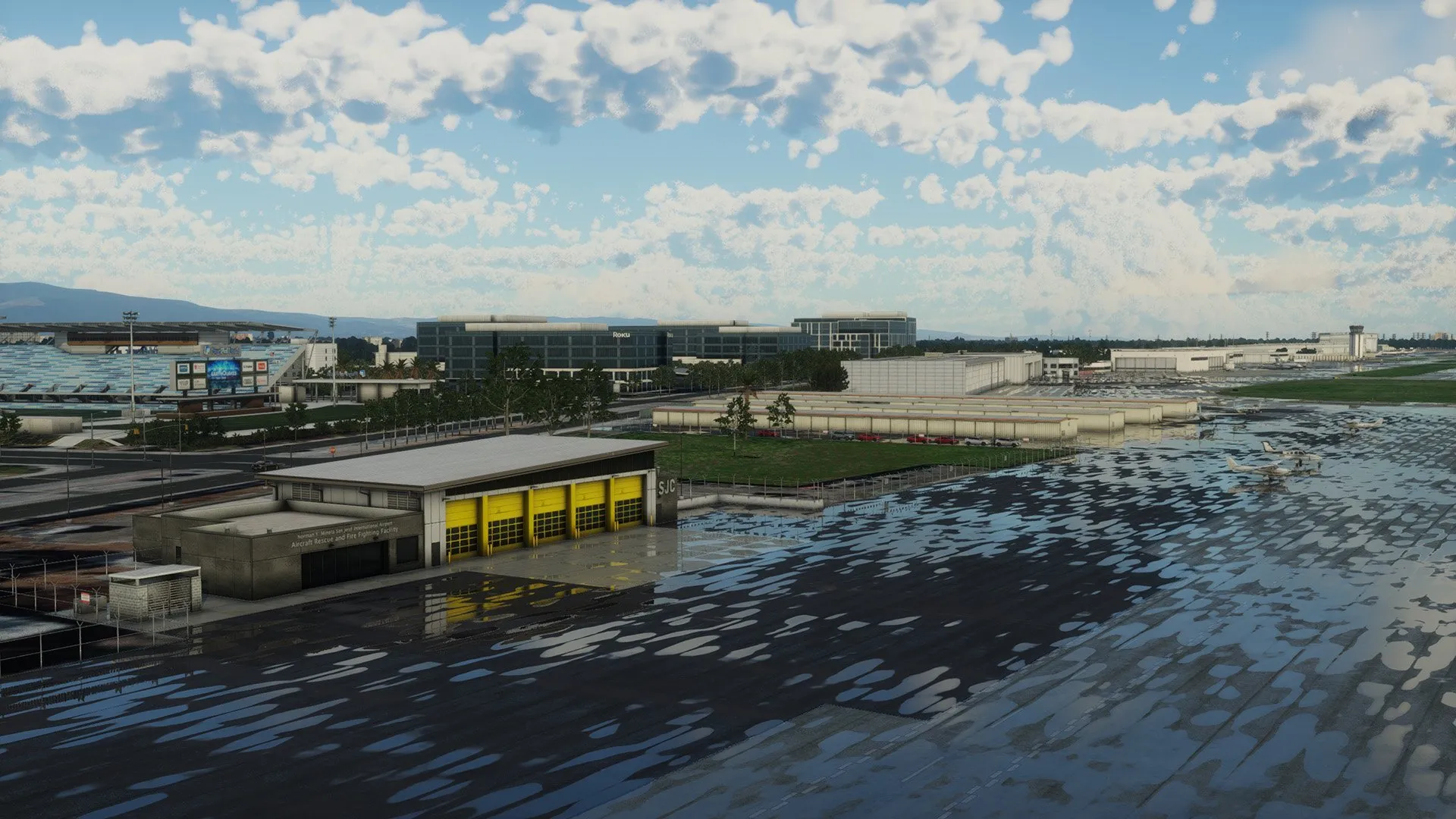 Аэропорт KSJC ( Сан-Хосе, США )