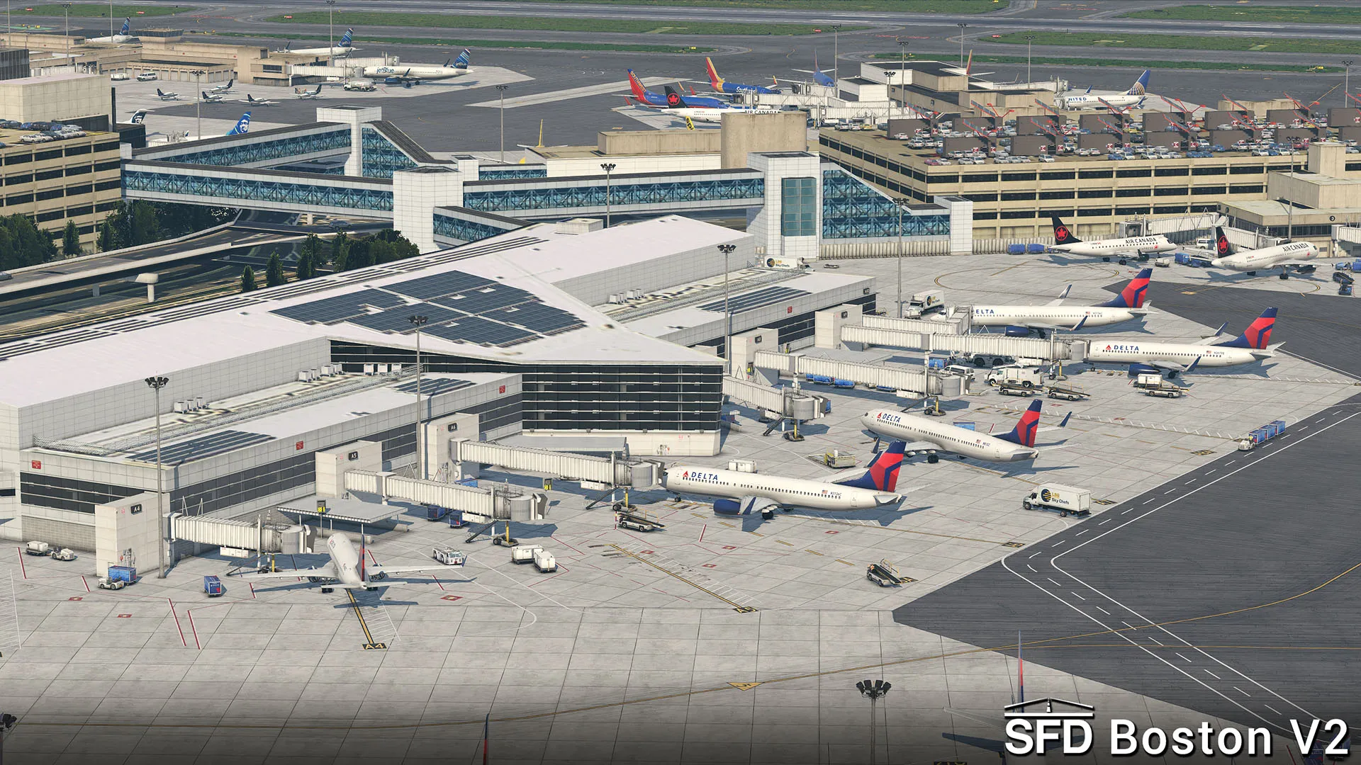 Аэропорт KBOS ( Бостон, США ) v2.11