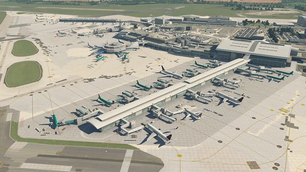 Аэропорт EIDW ( Дублин, Ирландия ) v2