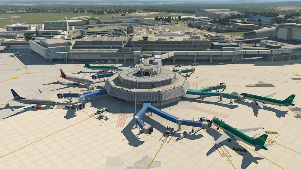 Аэропорт EIDW ( Дублин, Ирландия ) v2