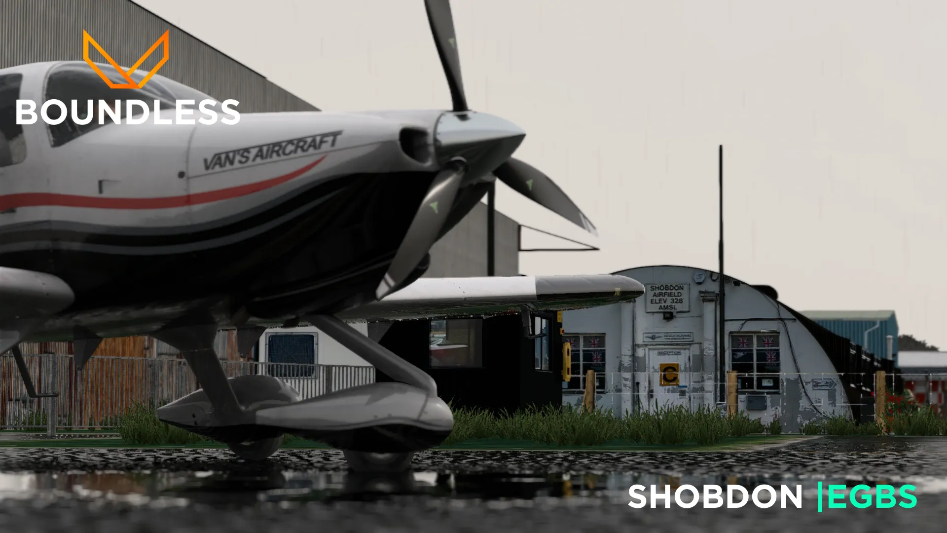 Аэропорт EGBS ( Шобдон, Великобритания )