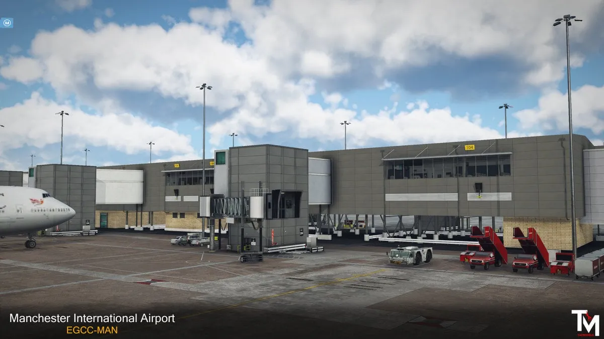 Аэропорт EGCC ( Манчестер, Великобритания ) v2