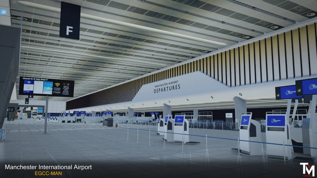 Аэропорт EGCC ( Манчестер, Великобритания ) v2