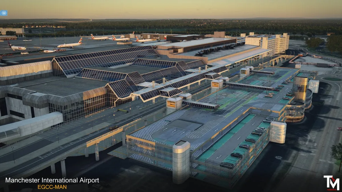Аэропорт EGCC ( Манчестер, Великобритания ) v2