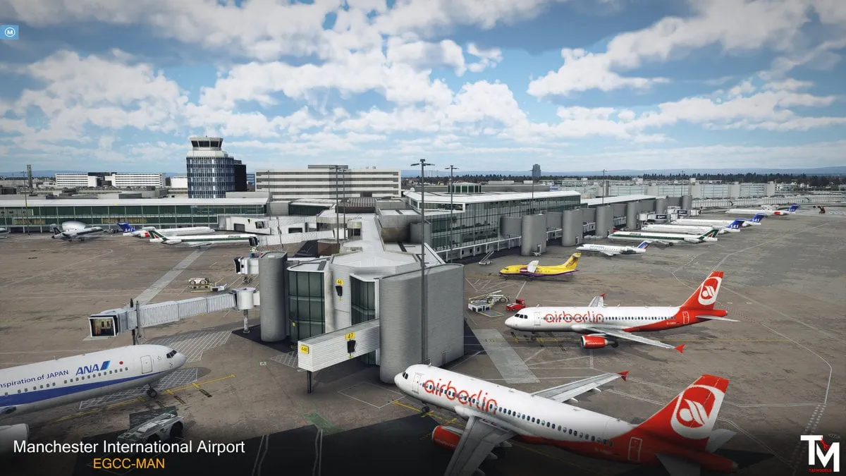 Аэропорт EGCC ( Манчестер, Великобритания ) v2