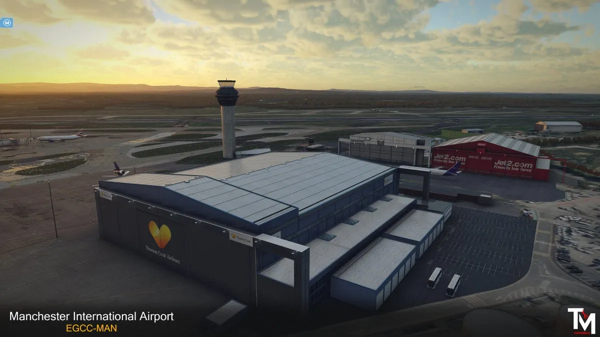 Аэропорт EGCC ( Манчестер, Великобритания ) v2