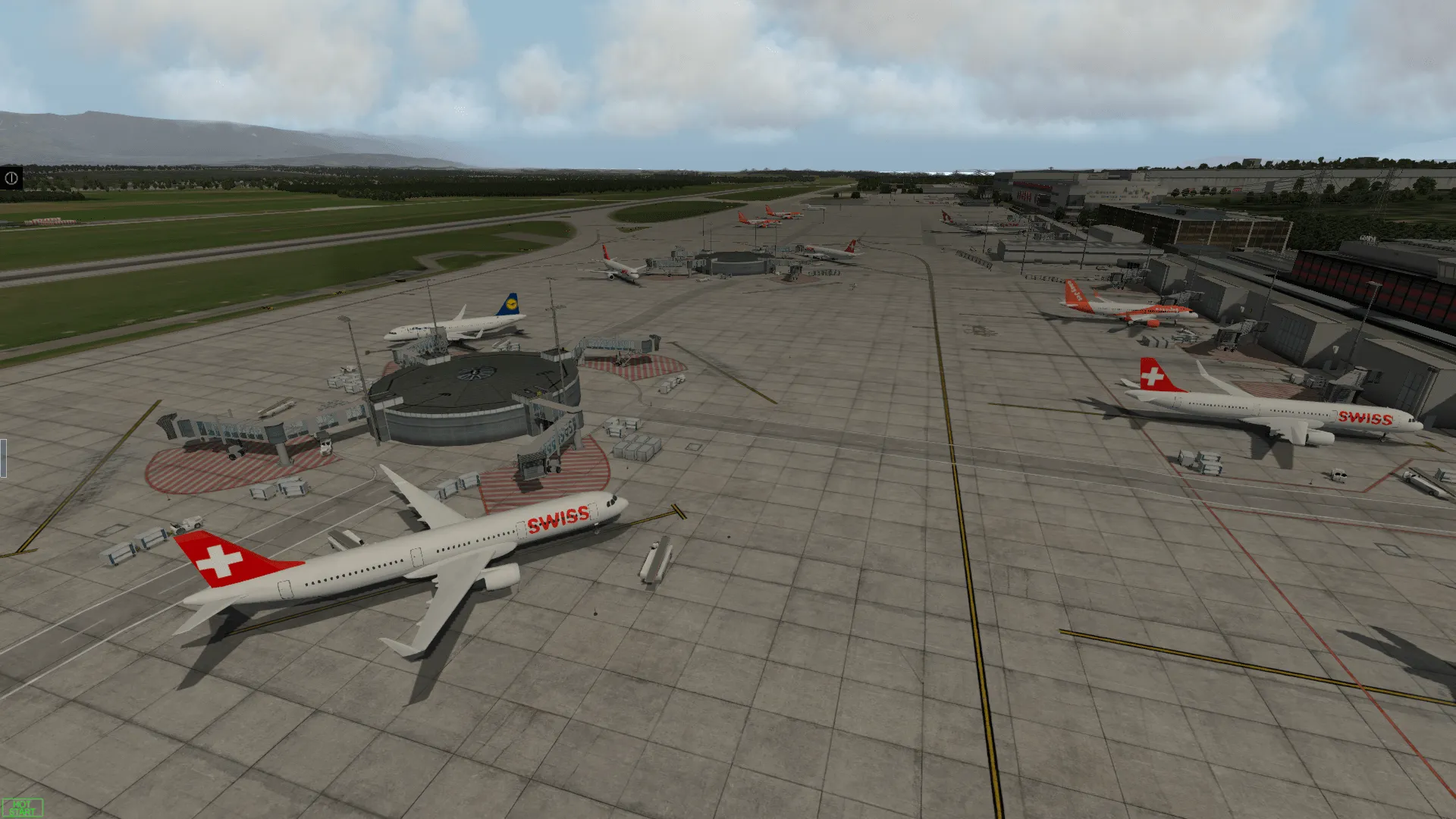 Аэропорт LSGG ( Женева, Швейцария )