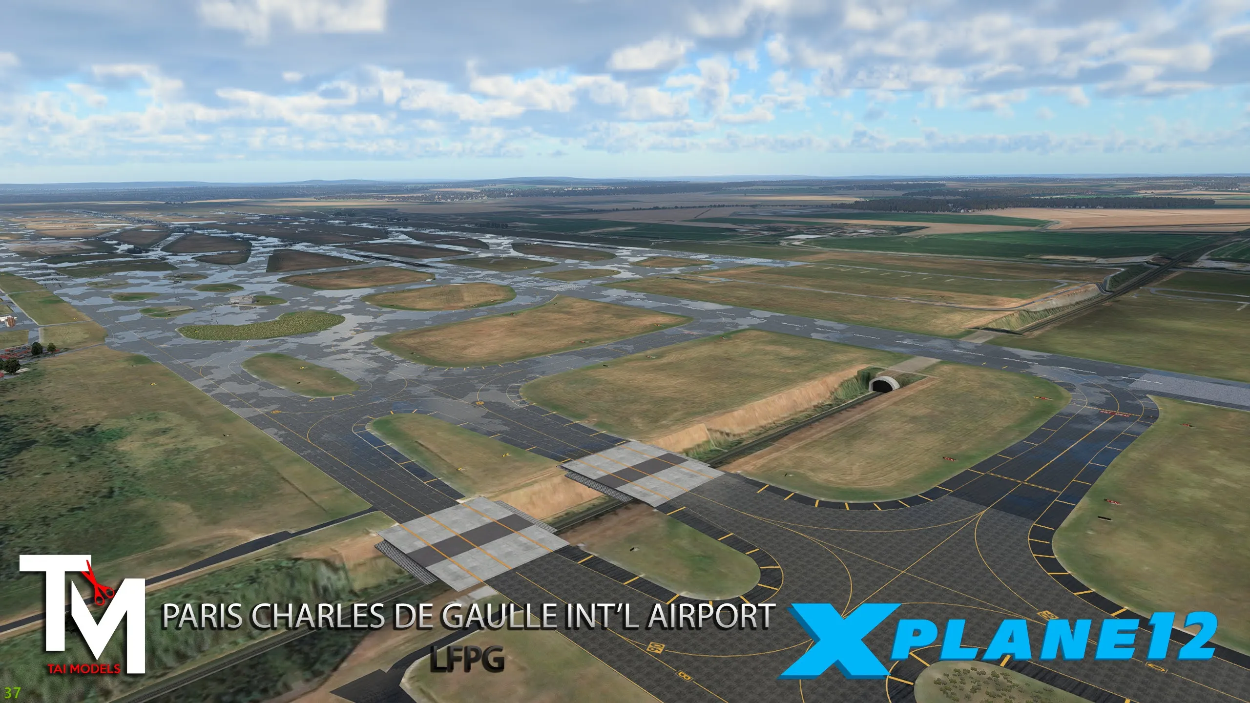 Аэропорт LFPG ( Париж, Франция )