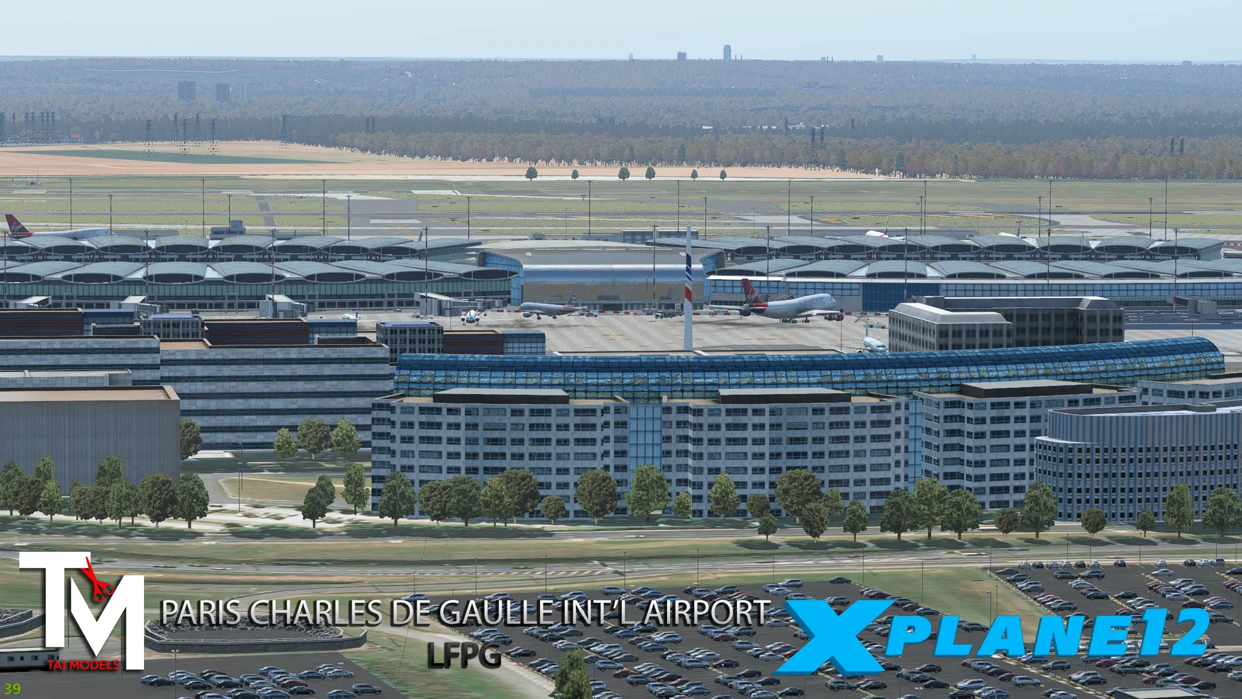 Аэропорт LFPG ( Париж, Франция )