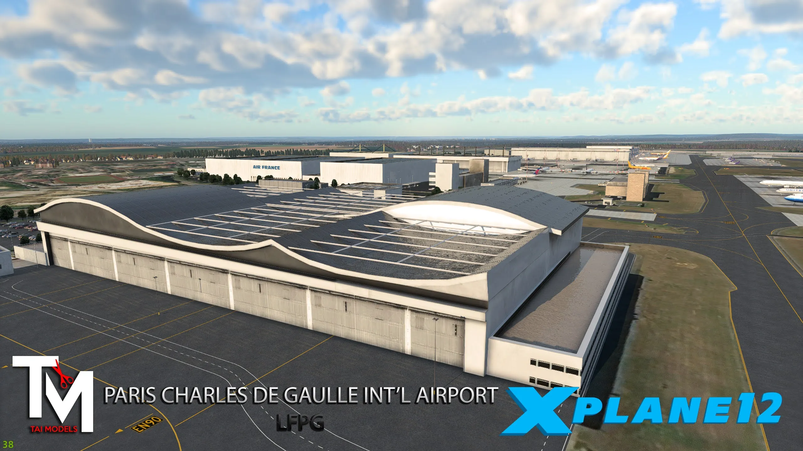 Аэропорт LFPG ( Париж, Франция )