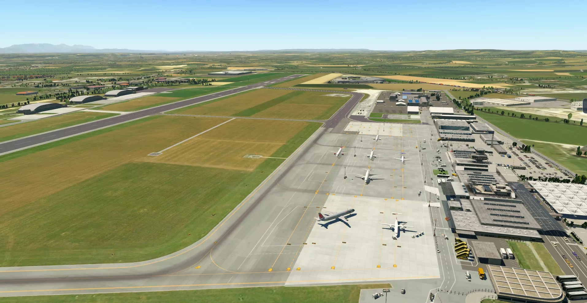 Аэропорт LOWL ( Линц, Австрия )