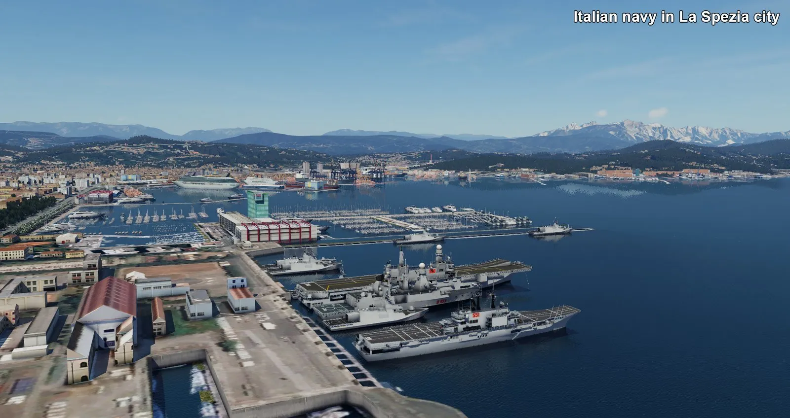 Аэропорт LIMJ ( Генуя, Италия ) + город v5