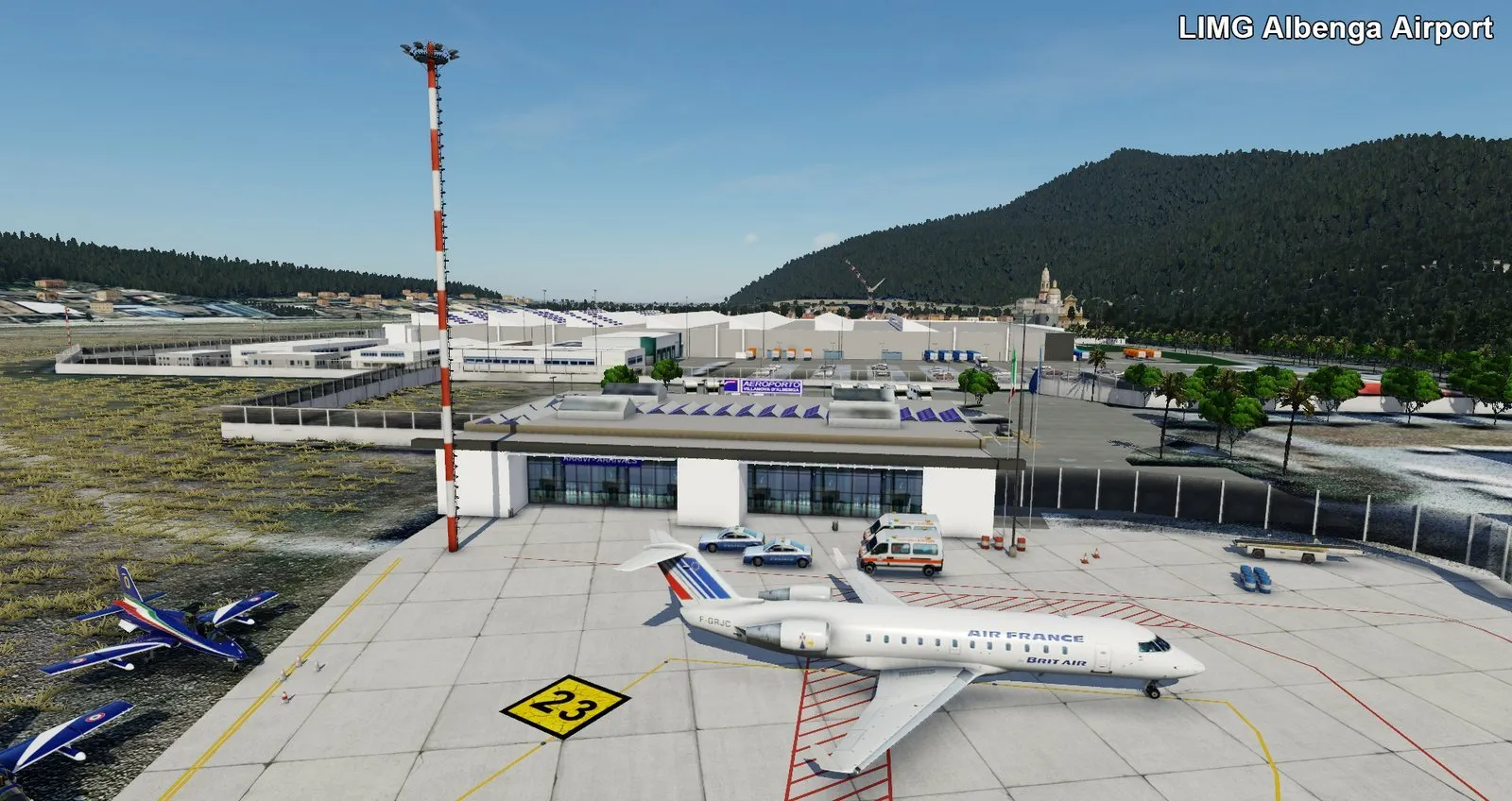 Аэропорт LIMJ ( Генуя, Италия ) + город v5