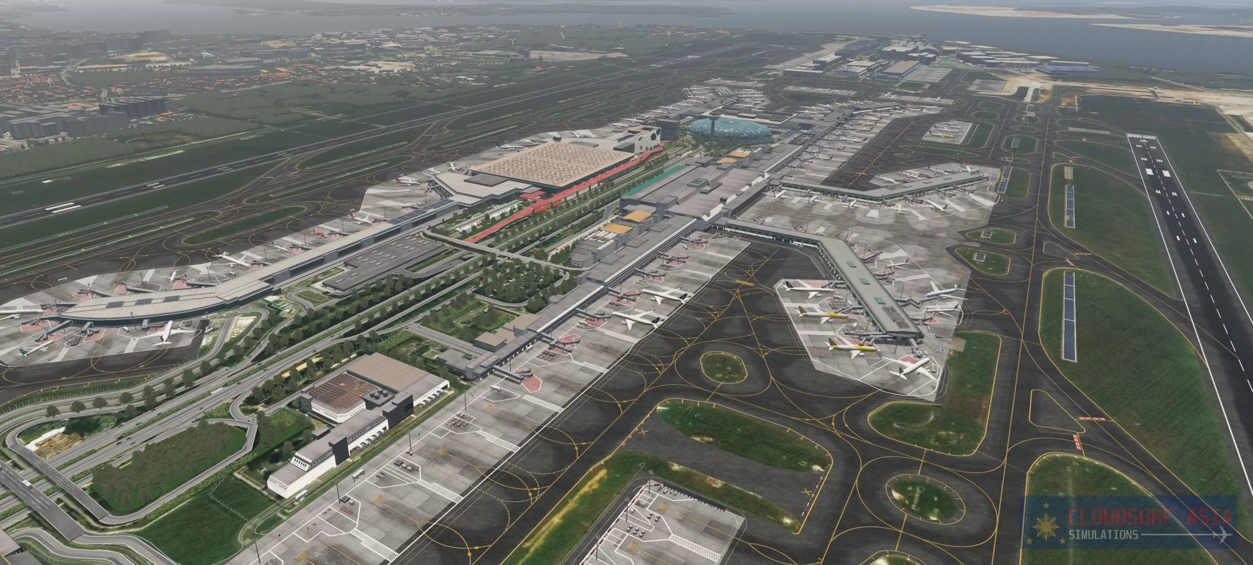 Аэропорт WSSS ( Чанги, Сингапур )