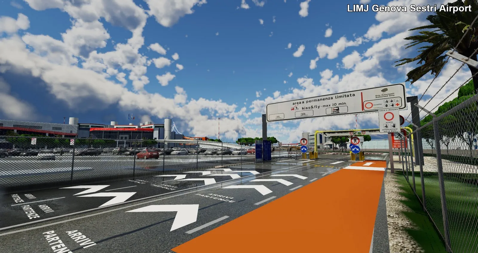 Аэропорт LIMJ ( Генуя, Италия ) + город v5