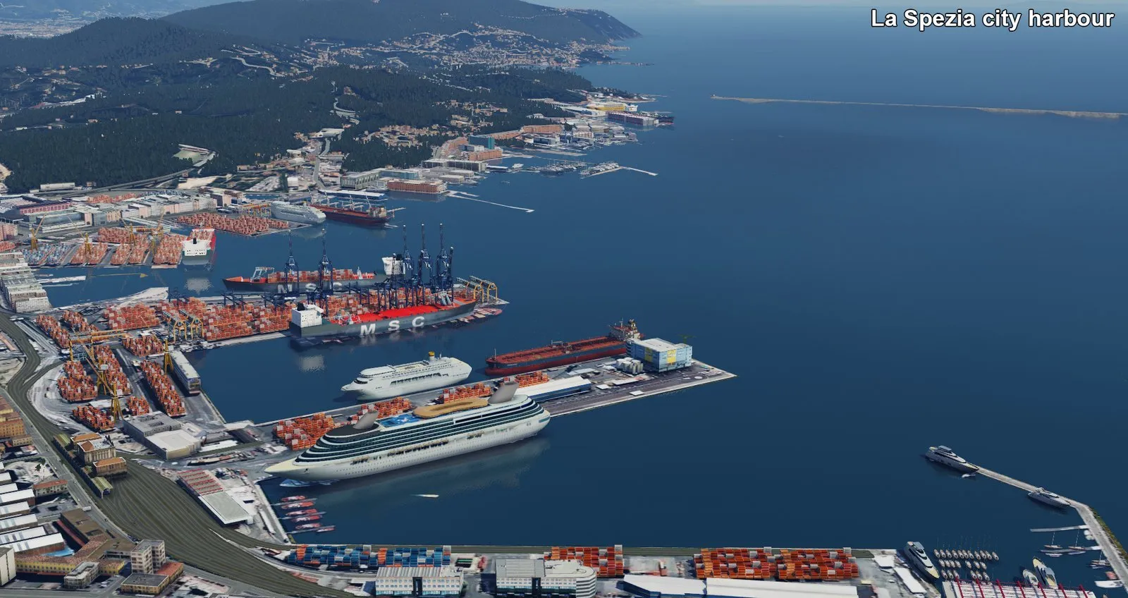 Аэропорт LIMJ ( Генуя, Италия ) + город v5