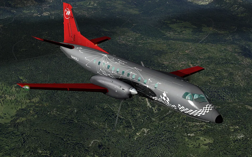 SAAB 340 by Carenado