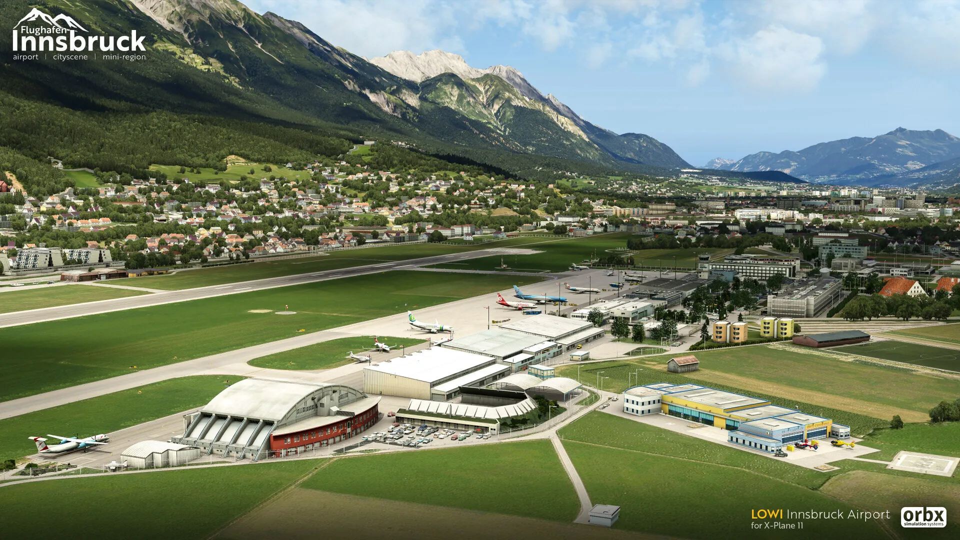 Аэропорт LOWI ( Инсбрук, Австрия )