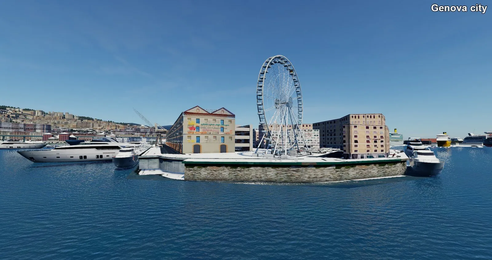 Аэропорт LIMJ ( Генуя, Италия ) + город v5