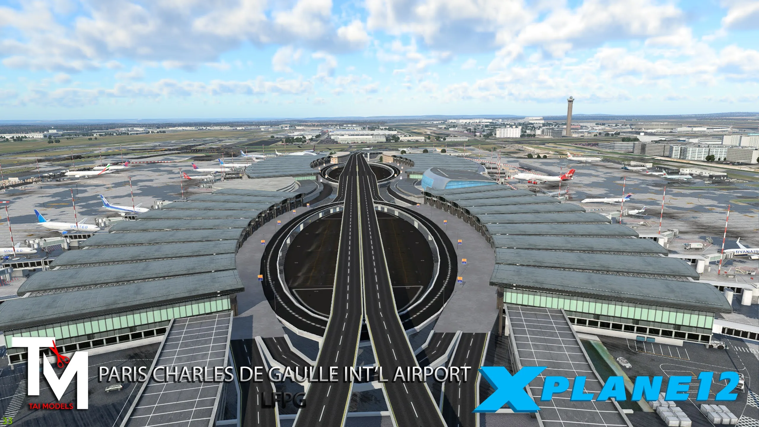 Аэропорт LFPG ( Париж, Франция )