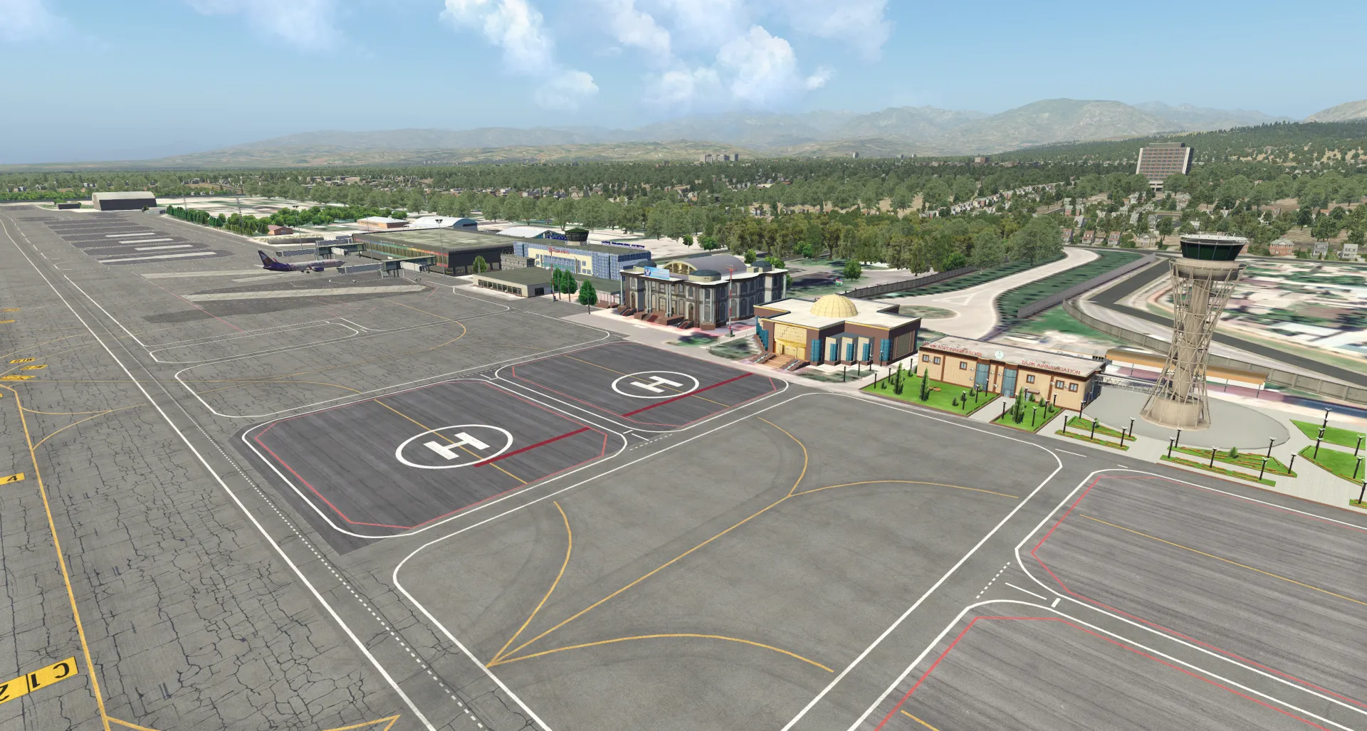 Аэропорт UTDD ( Душанбе, Таджикистан )