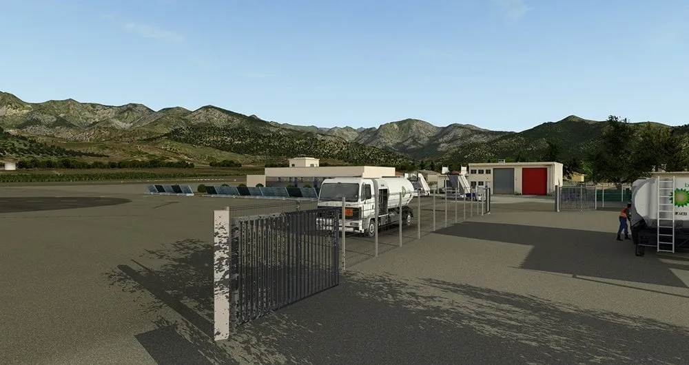 Аэропорт LFKC ( Кальви, Франция )