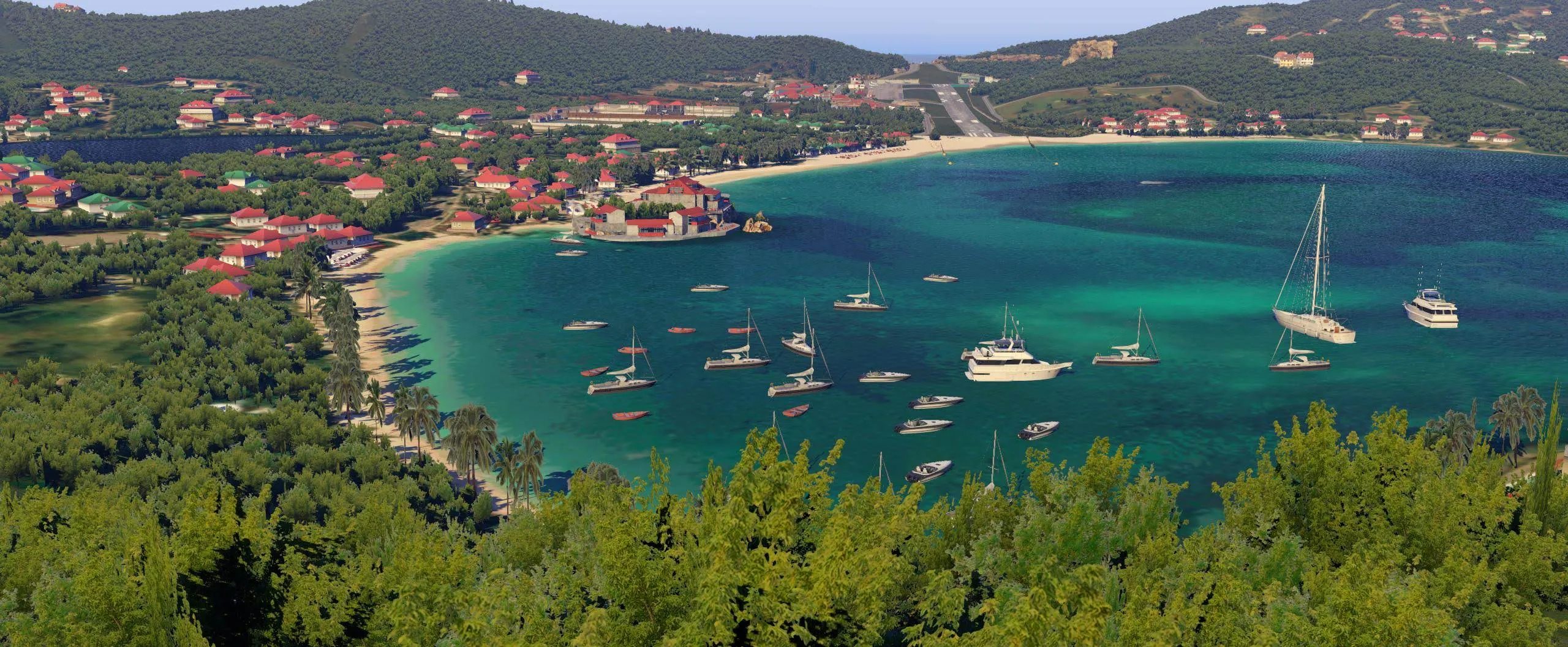 Аэропорт TFFJ ( о. Сен-Бартелеми )