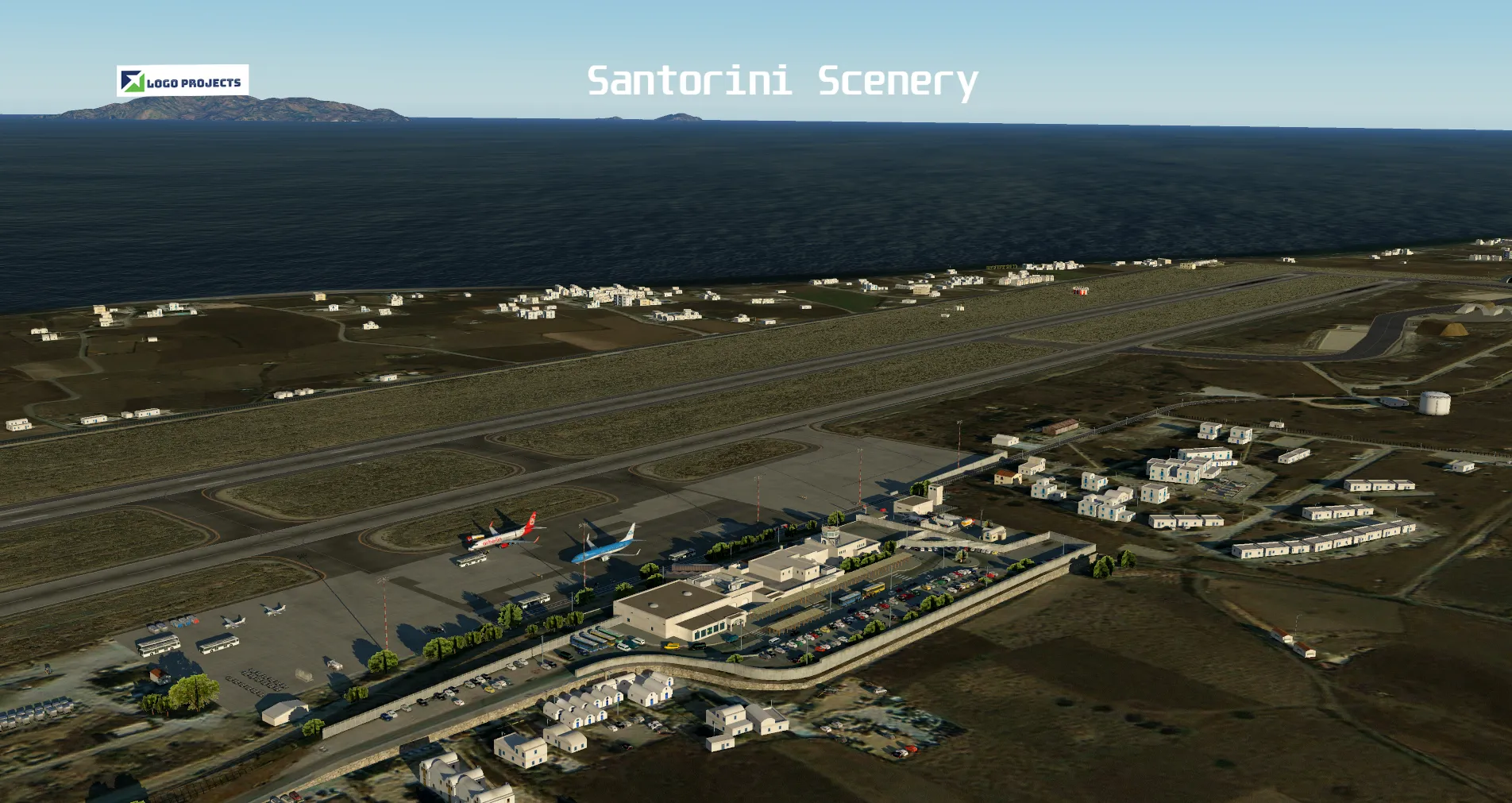 Аэропорт LGSR ( Санторини, Греция )