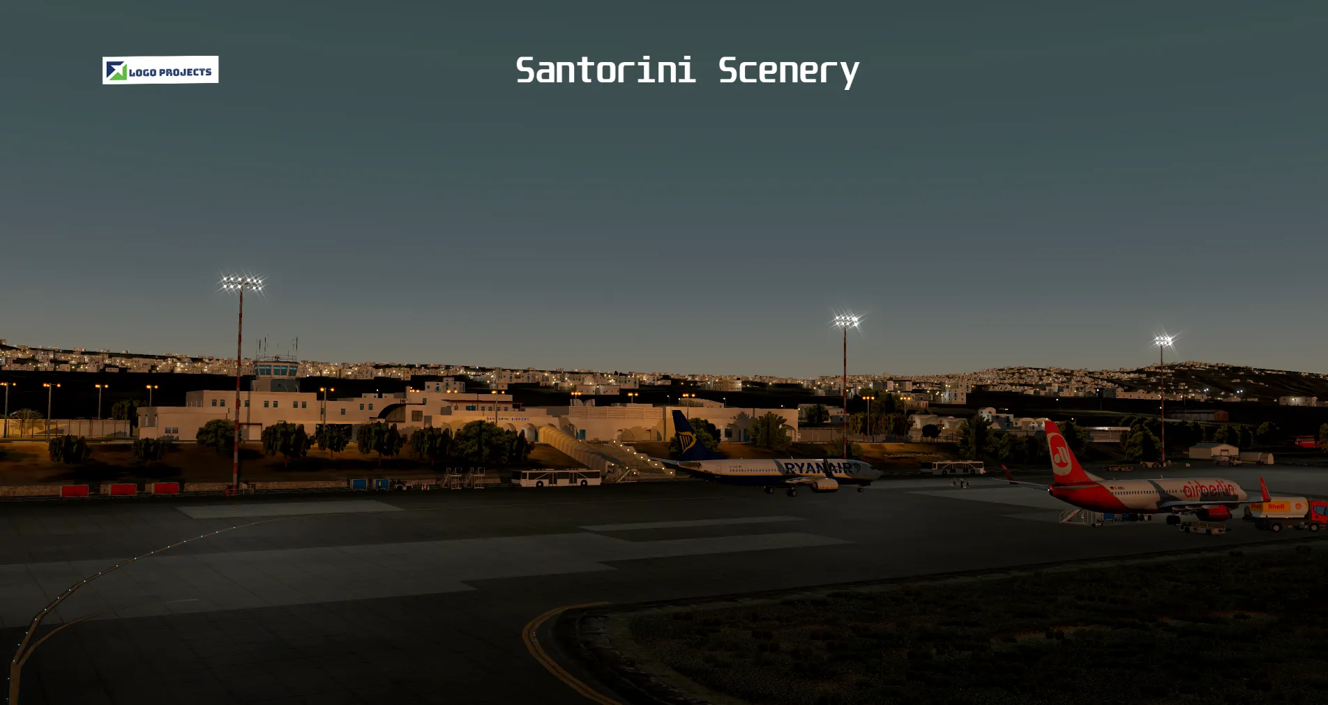 Аэропорт LGSR ( Санторини, Греция )