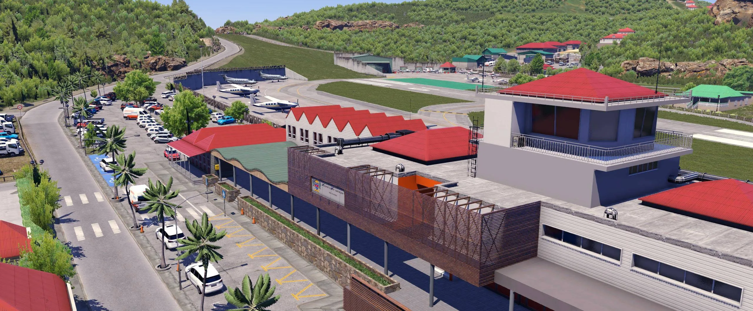 Аэропорт TFFJ ( о. Сен-Бартелеми )