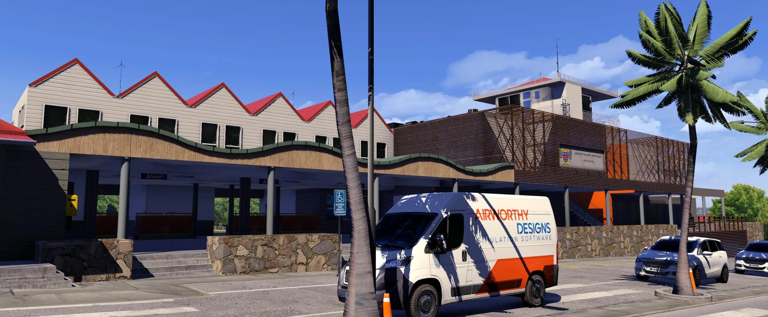 Аэропорт TFFJ ( о. Сен-Бартелеми )