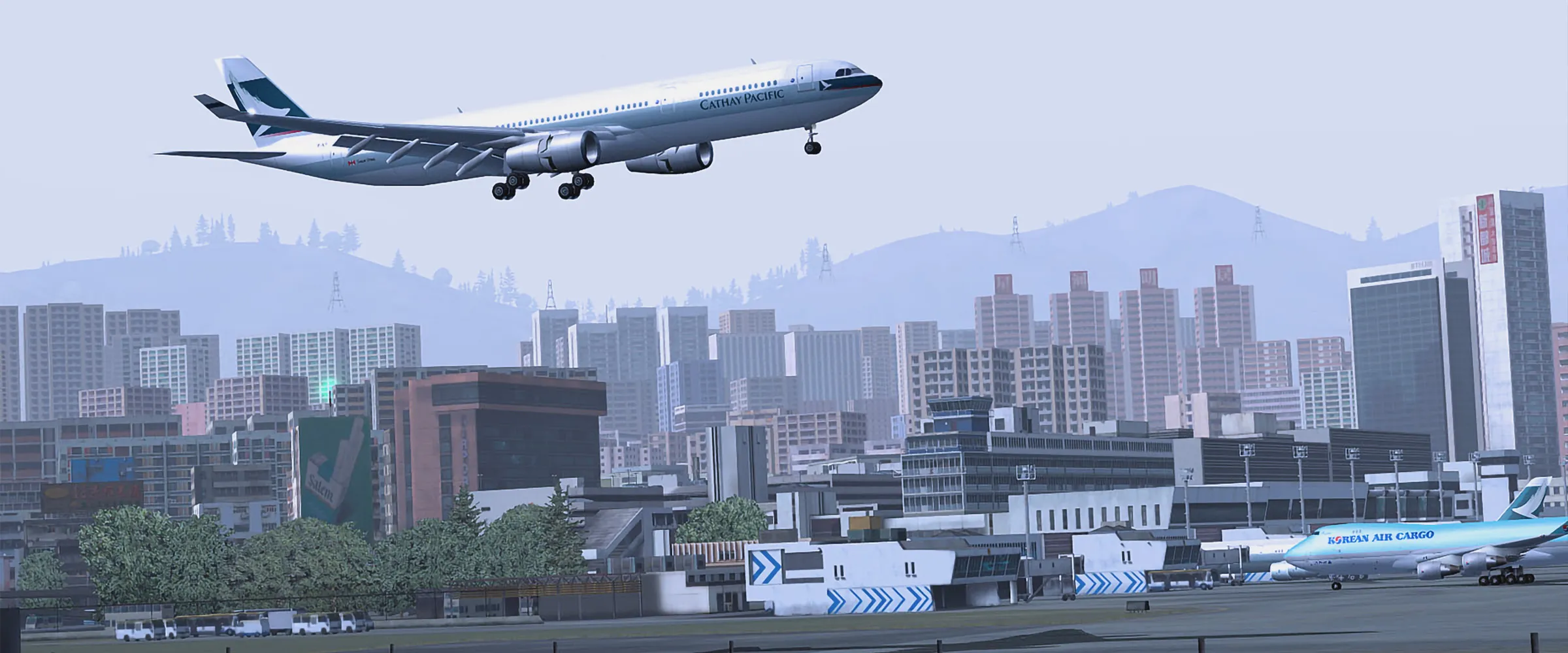 Аэропорт VHHX ( Кайтак, Гонконг )