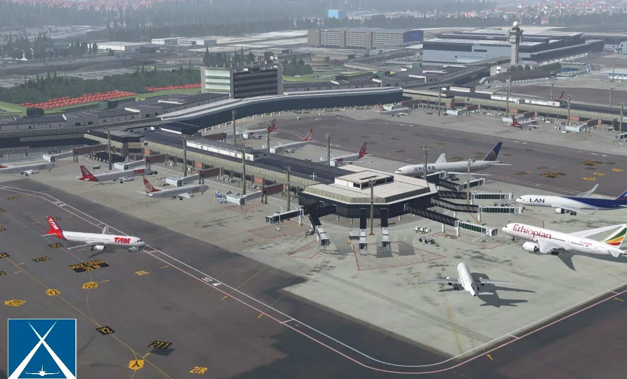 Аэропорт SBGR ( Сан-Паулу, Бразилия )