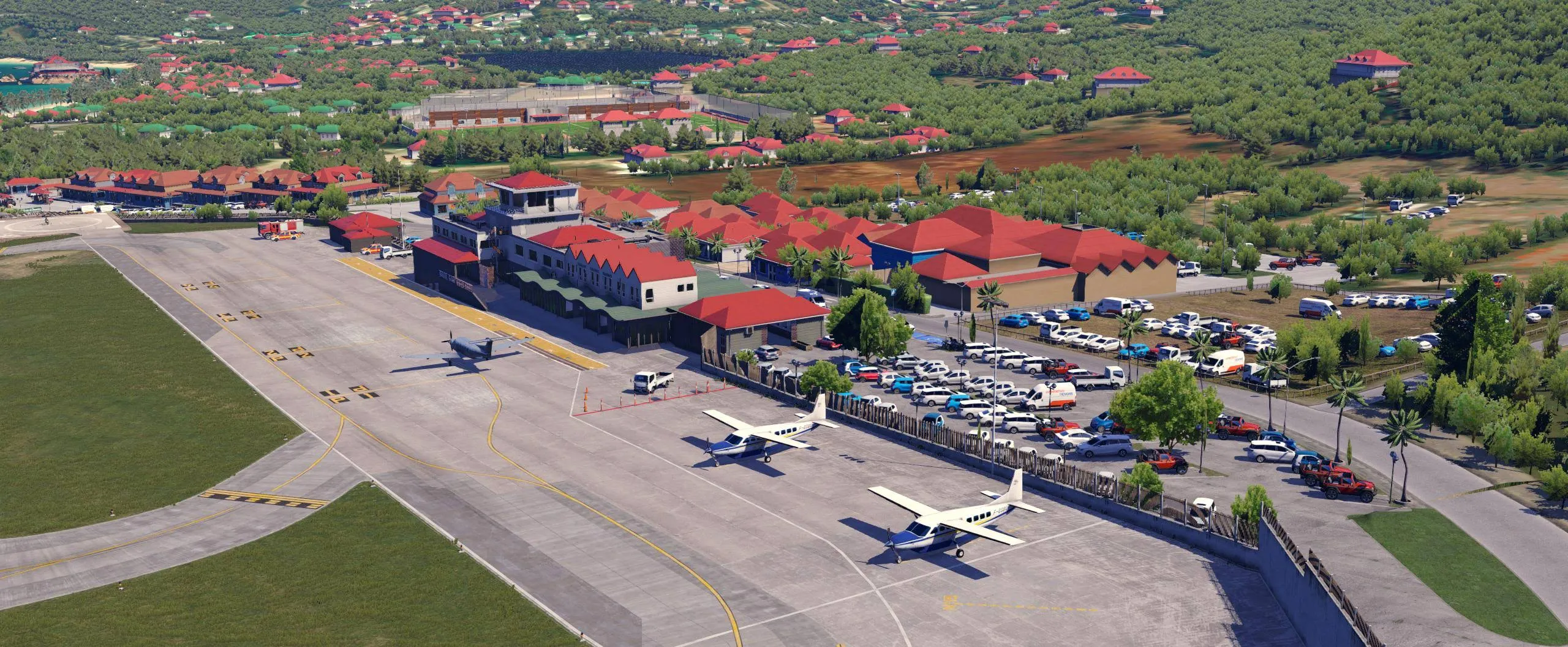 Аэропорт TFFJ ( о. Сен-Бартелеми )