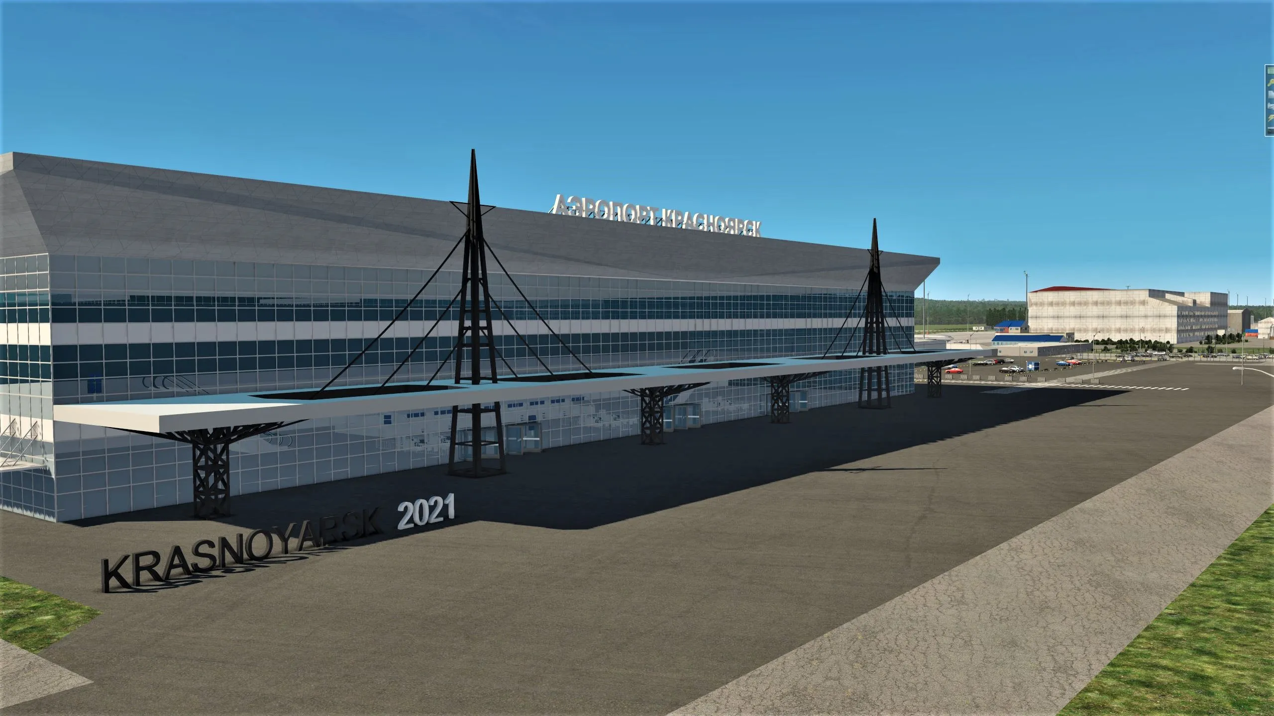 Аэропорт UNKL ( Красноярск, Россия )