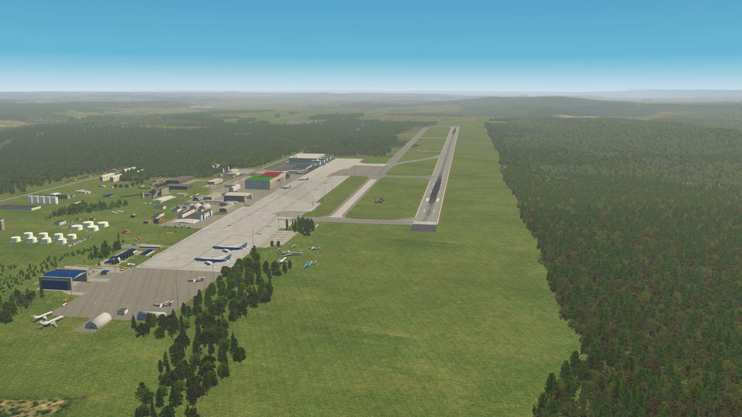 Аэропорт UNKL ( Красноярск, Россия )