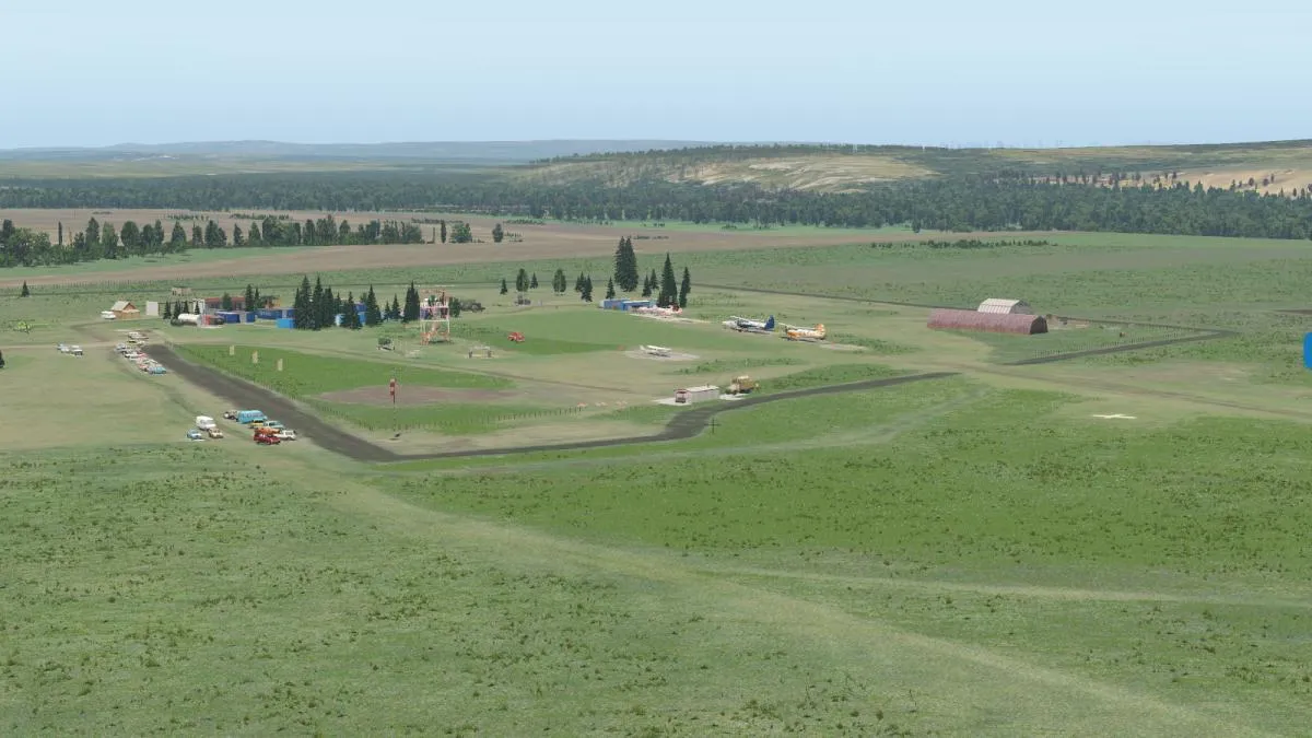 Аэродром UNQM ( Манский, Россия )