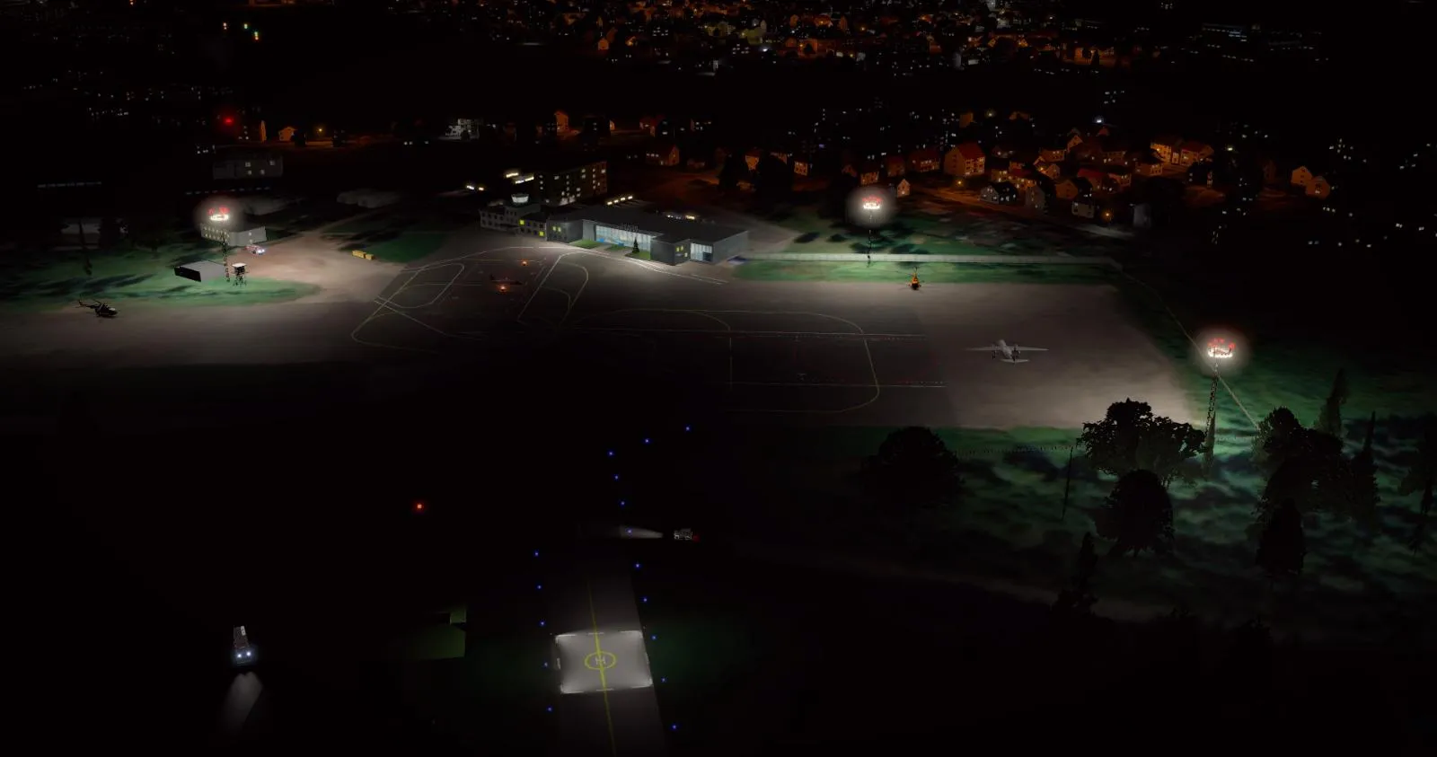 Аэропорт ULOO ( Псков, Россия )