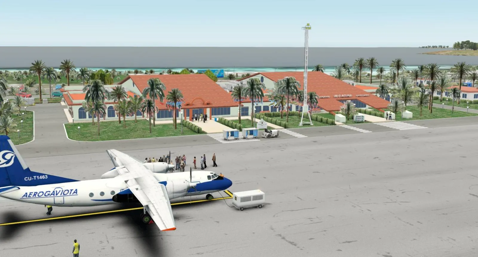 Аэропорт MUCL ( Кайо-Ларго, Куба )