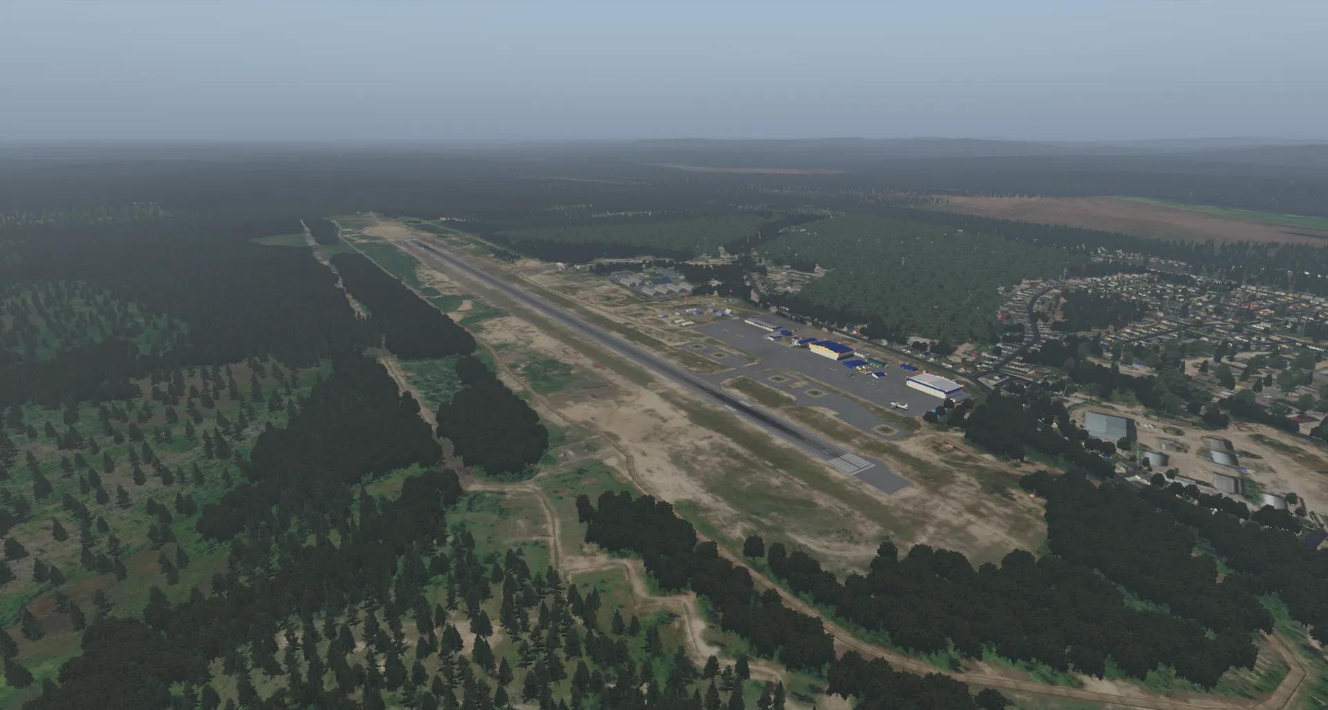 Аэропорт UHSN ( Ноглики, Россия )