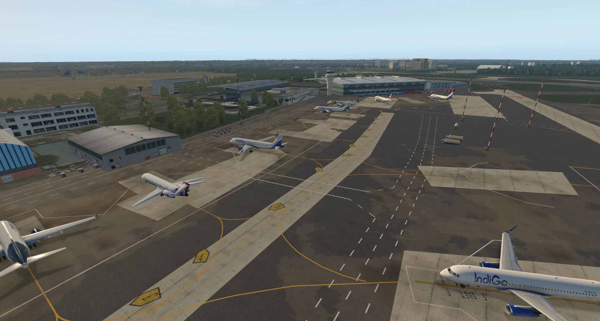 Аэропорт VIDP ( Дели, Индия )