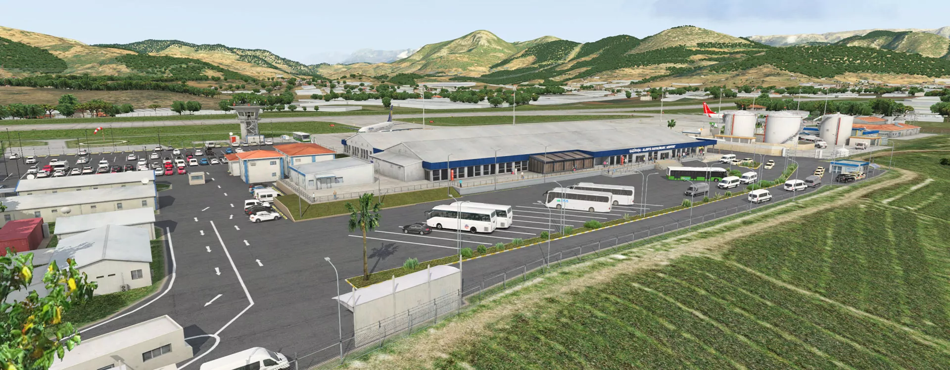 Аэропорт LTFG ( Алания, Турция )